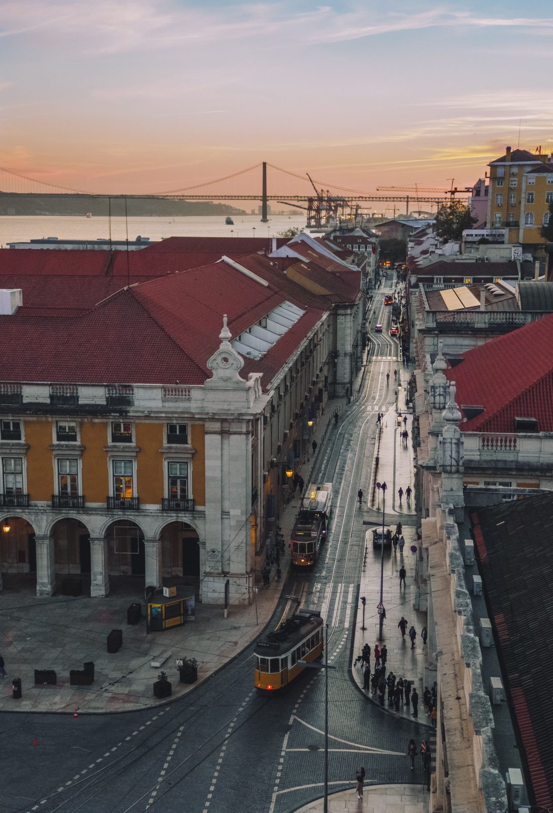 Lisbon city landscape