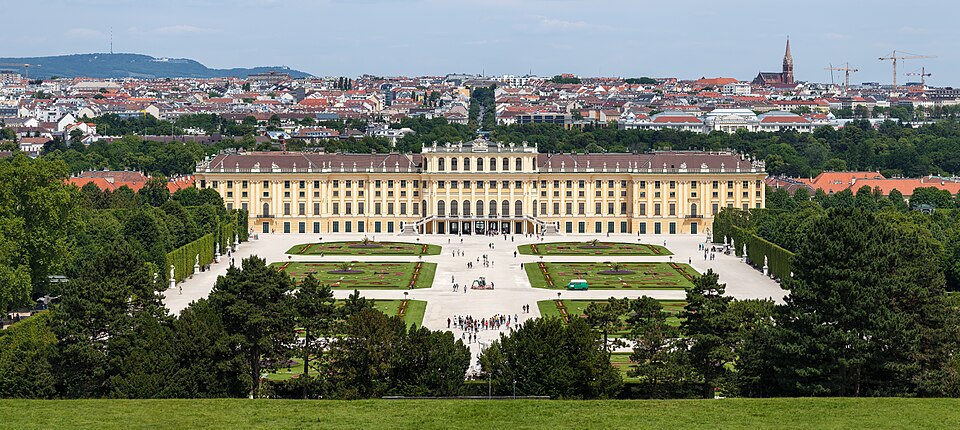 Schönbrunn Palace in Vienna, Austria